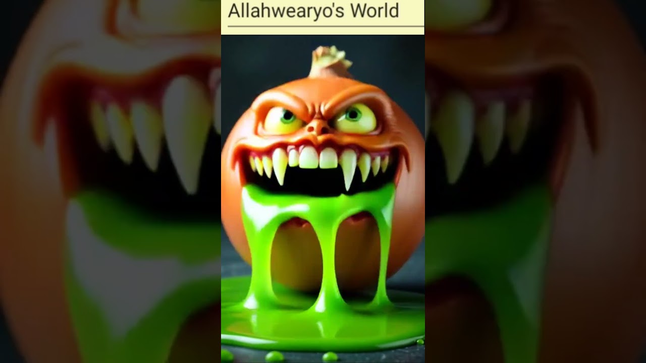 🧅👹 Vampire Onion with Green Slime | Funny Scary Cartoon Short