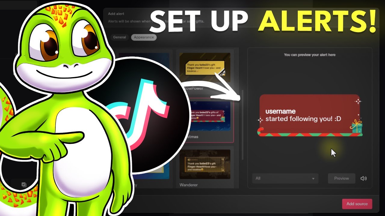 Set Up Follow, Sub and Gift Alerts on TikTok LIVE (2025)