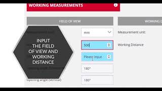 Try our Machine Vision Lens Calculator screenshot 5