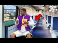 GTA 5 : Franklin Driving Train From Los Santos in GTA 5.. (GTA 5 Mods)