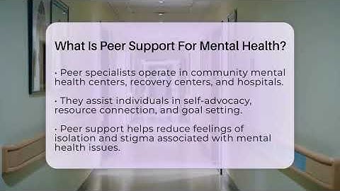 What Is Peer Support For Mental Health? - Inside Body Image