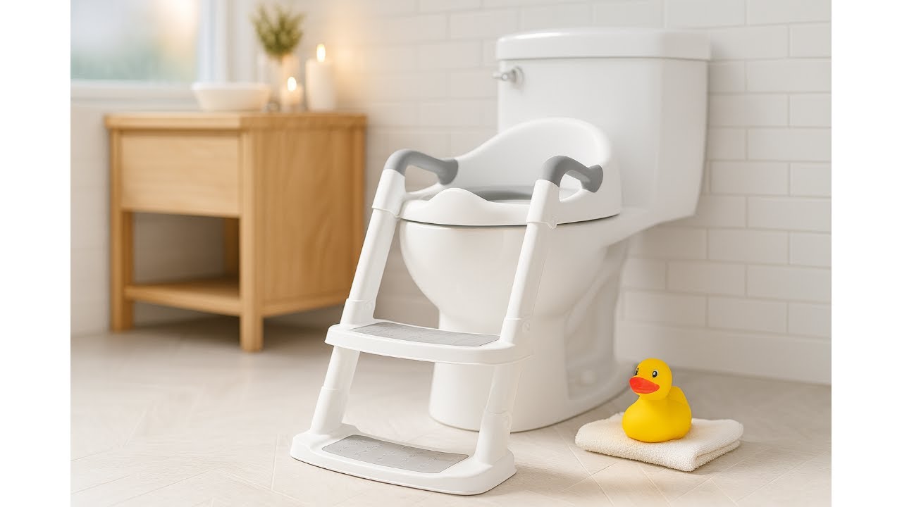 🚽Сиденье для унитаза Forbena с лестницей для обучения малышей пользоваться горшком | Лучшее сиден...