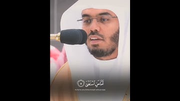 عبس وتولى... سورة عبس ... الشيخ ياسر الدوسري
