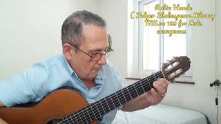 Robin Hoode Folger - Shakespeare Library Ms Va159 For Lute Anon Judah Bensadon Guitar.