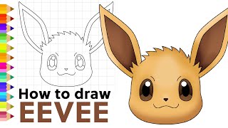 How to Draw Eevee | How to Draw POKÉMONS | Drawing for Kids screenshot 5