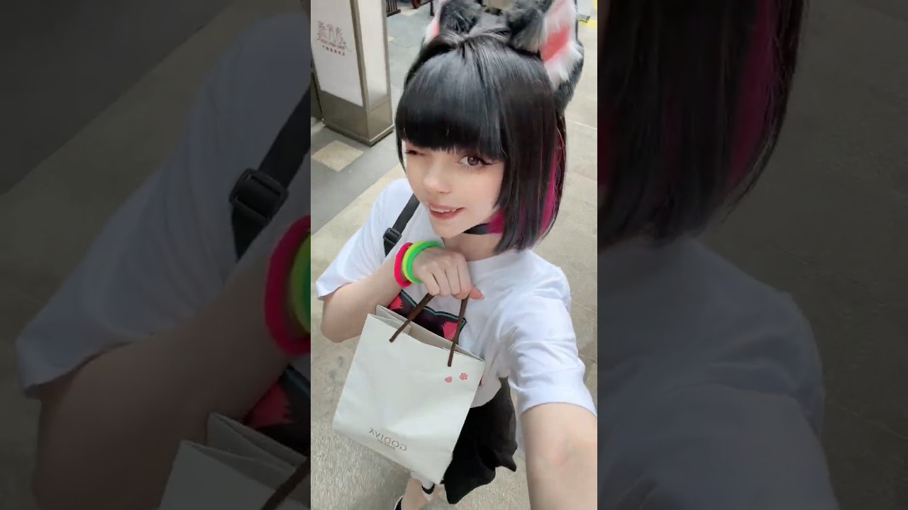 Sensei,  Kazusa almost at place… just wait a little longer #cosplay #kazusa #bluearchive #catgirl