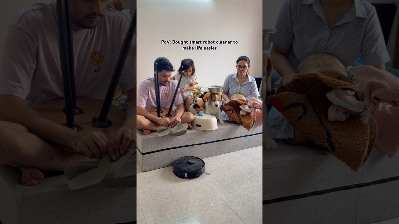 Paisa barbad #smartdevices #robotvacuum #funny #comesyshorts