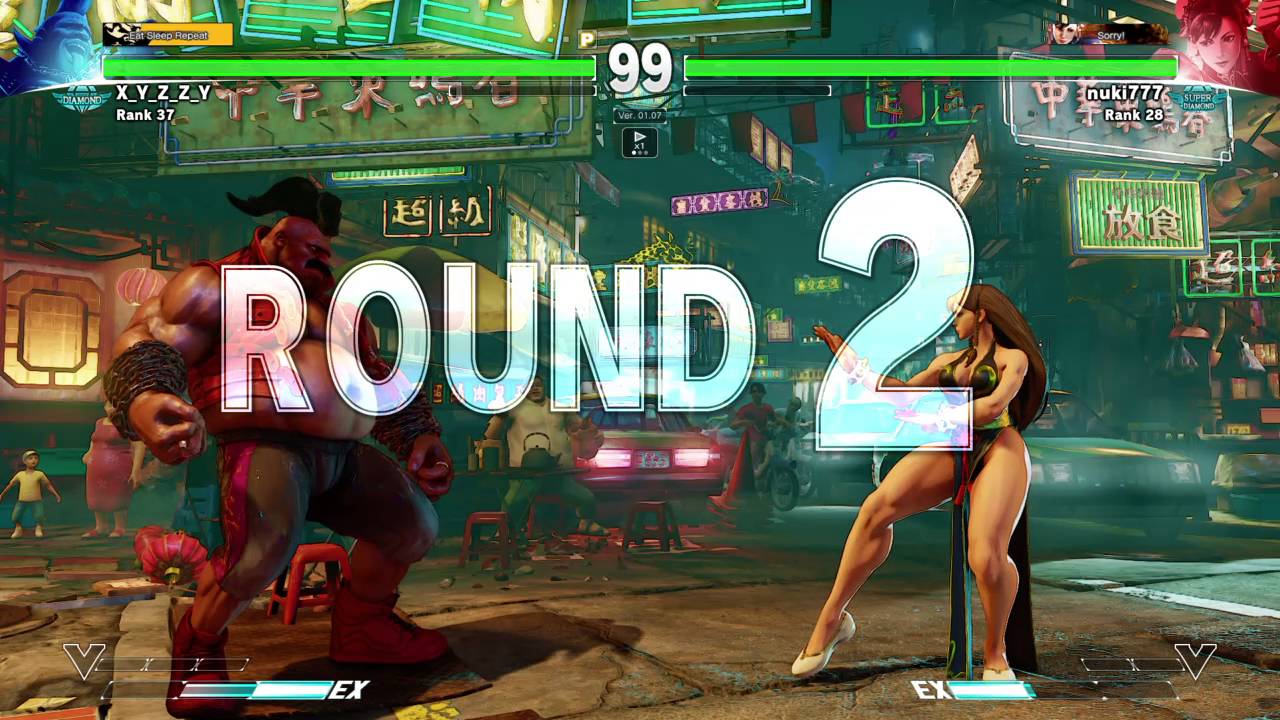 SFV - X_Y_Z_Z_Y (Birdie) Vs nuki777 (Chun-Li)
