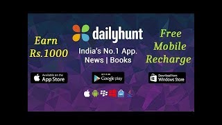 Dailyhunt App - NewsHunt- Earn Rs1000 Free Mobile Recharge by referring || Refer & Earn Apps screenshot 3