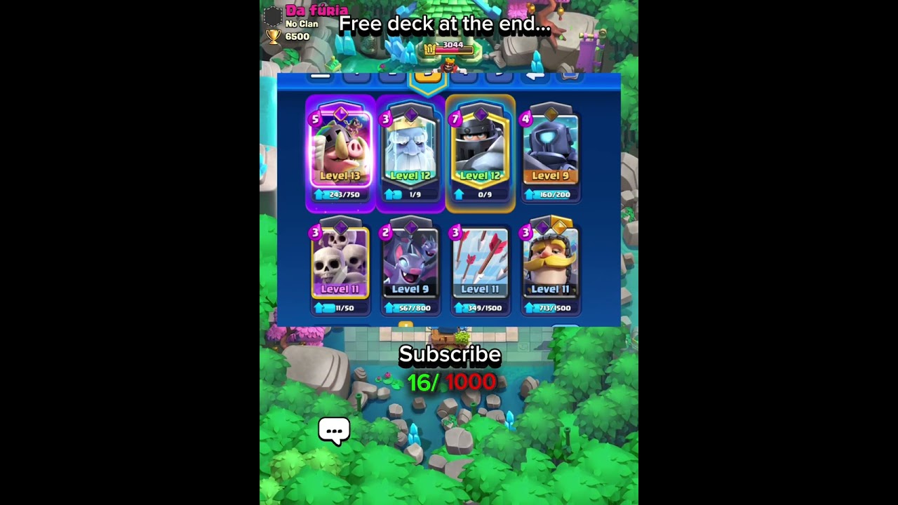 Free Deck and Clash Royale Game😁😏