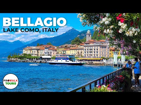 Bellagio Italy Lake Como Walking Tour with Captions
