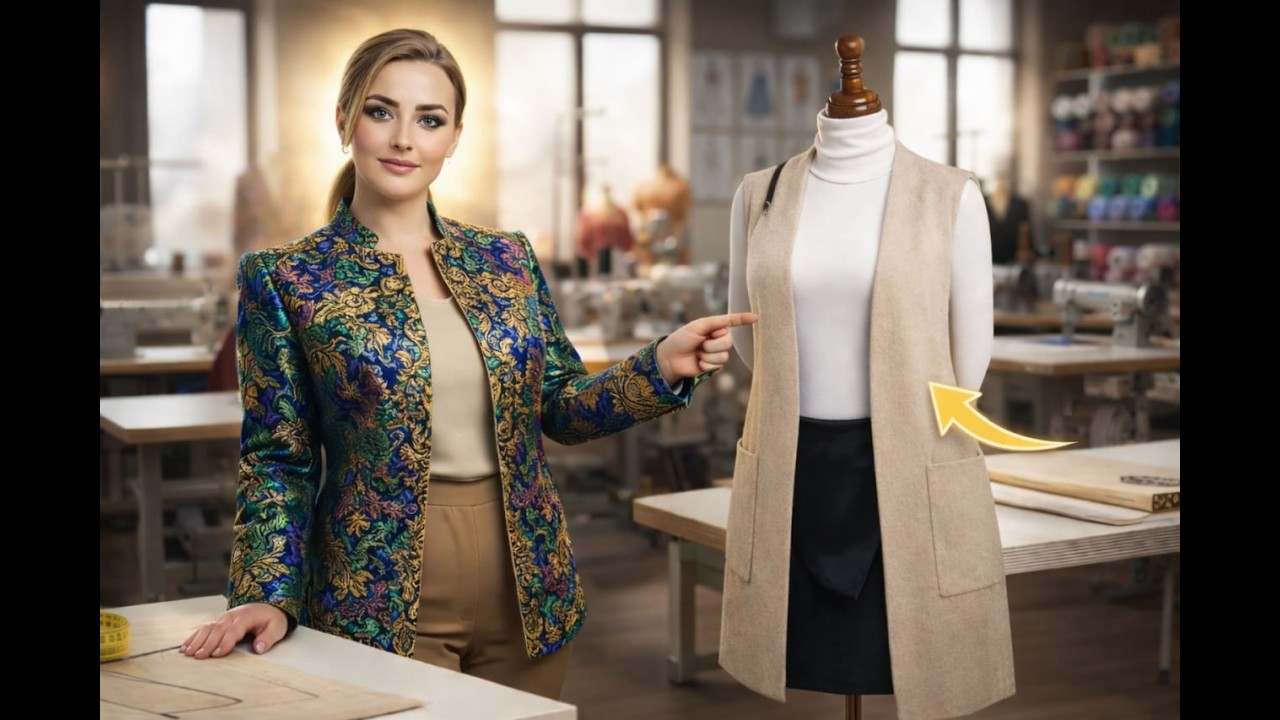 How to Sew a Women's Winter Vest (With and Without Pattern) | Step-by-Step Guide