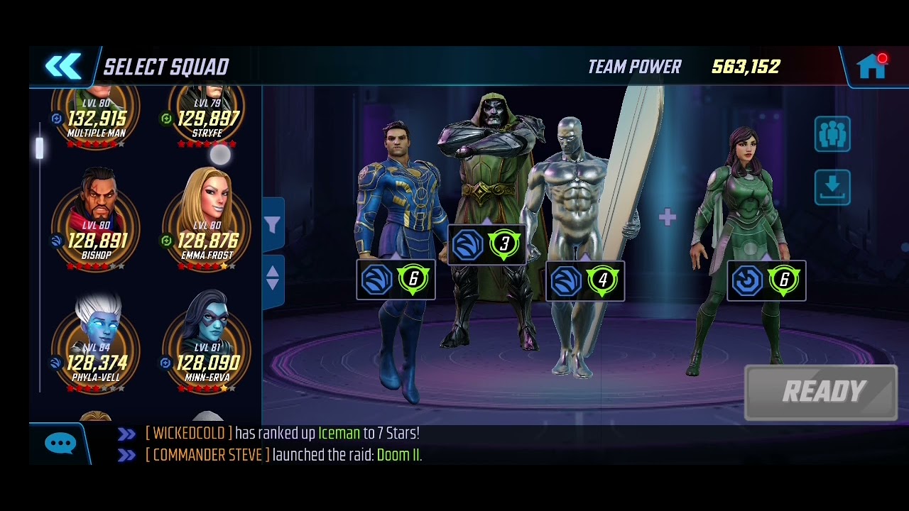 Eternals + Loki + Emma + Silver Surfer MSF Arena Marvel Strike Force YouTube