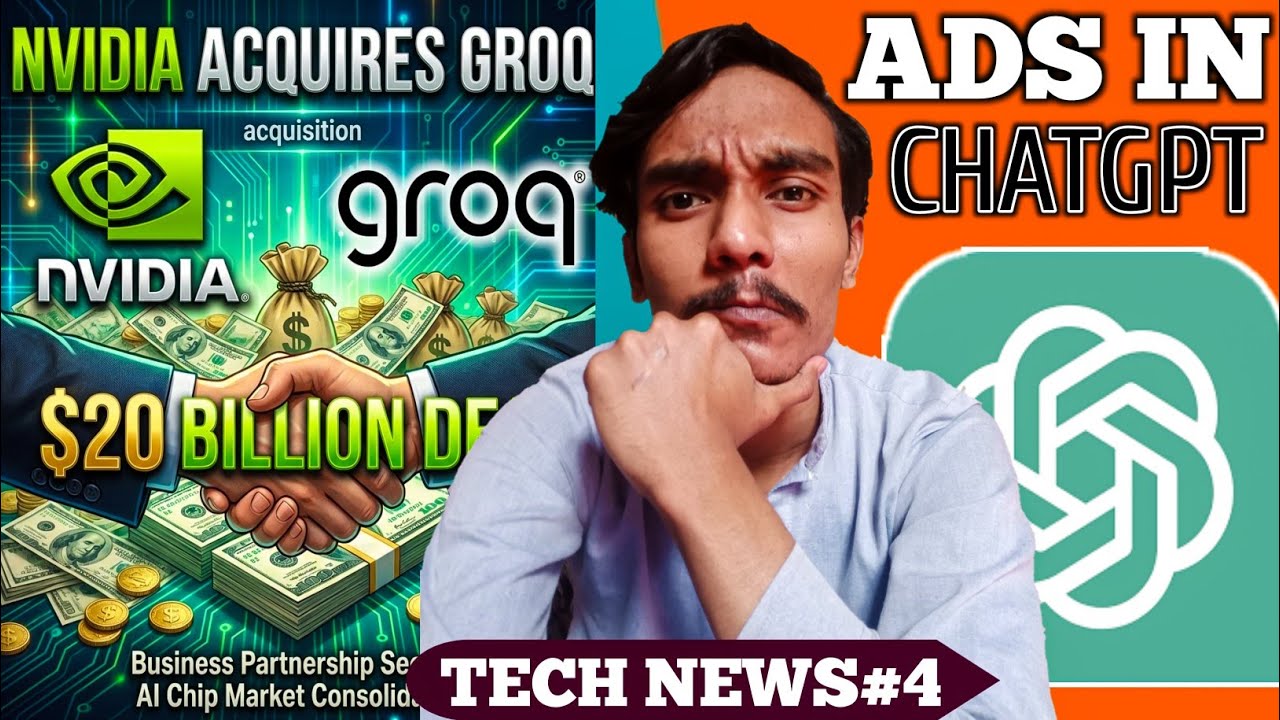Nvidia Buys Groq, Ads in ChatGPT, Netflix NFL Outage