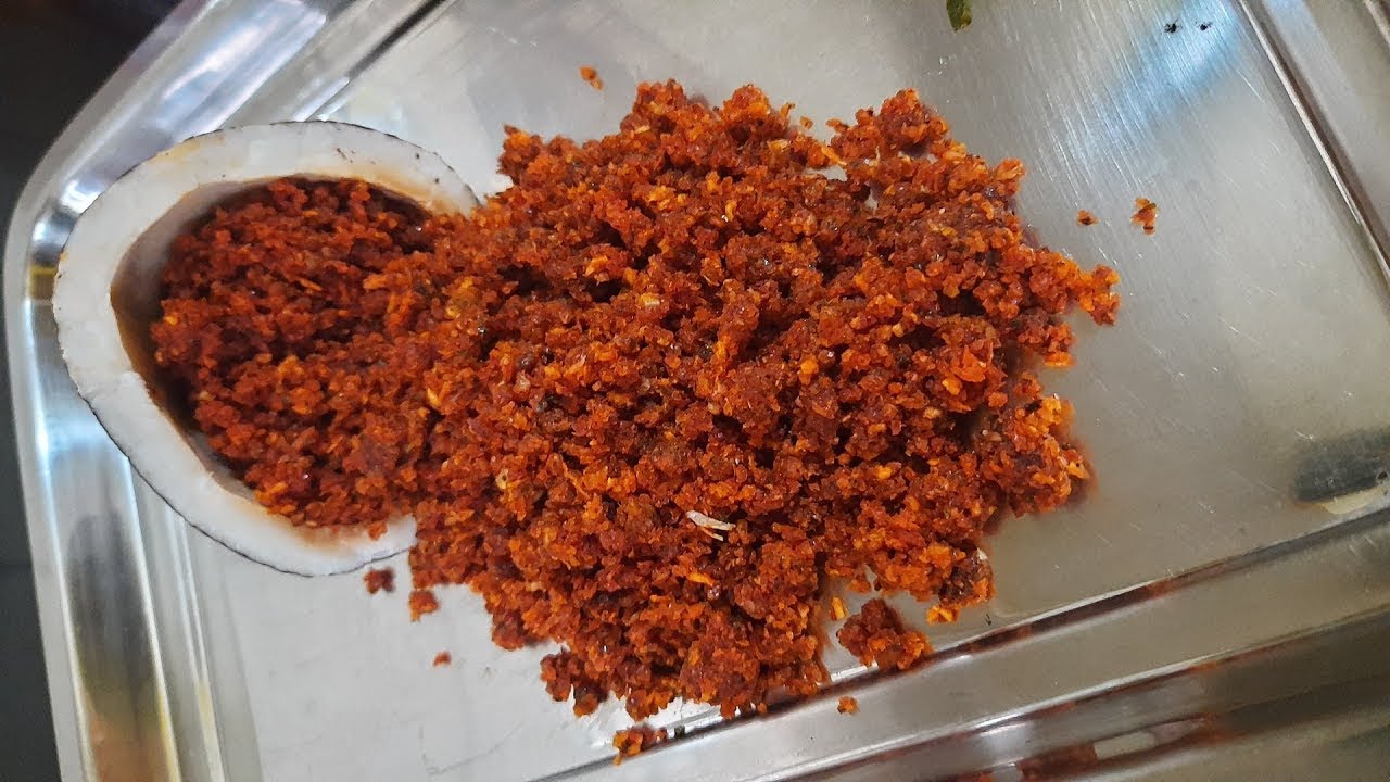 Dry Coconut / Garlic Chutney Vada Pav Chutney सुक्या खोबरयाची