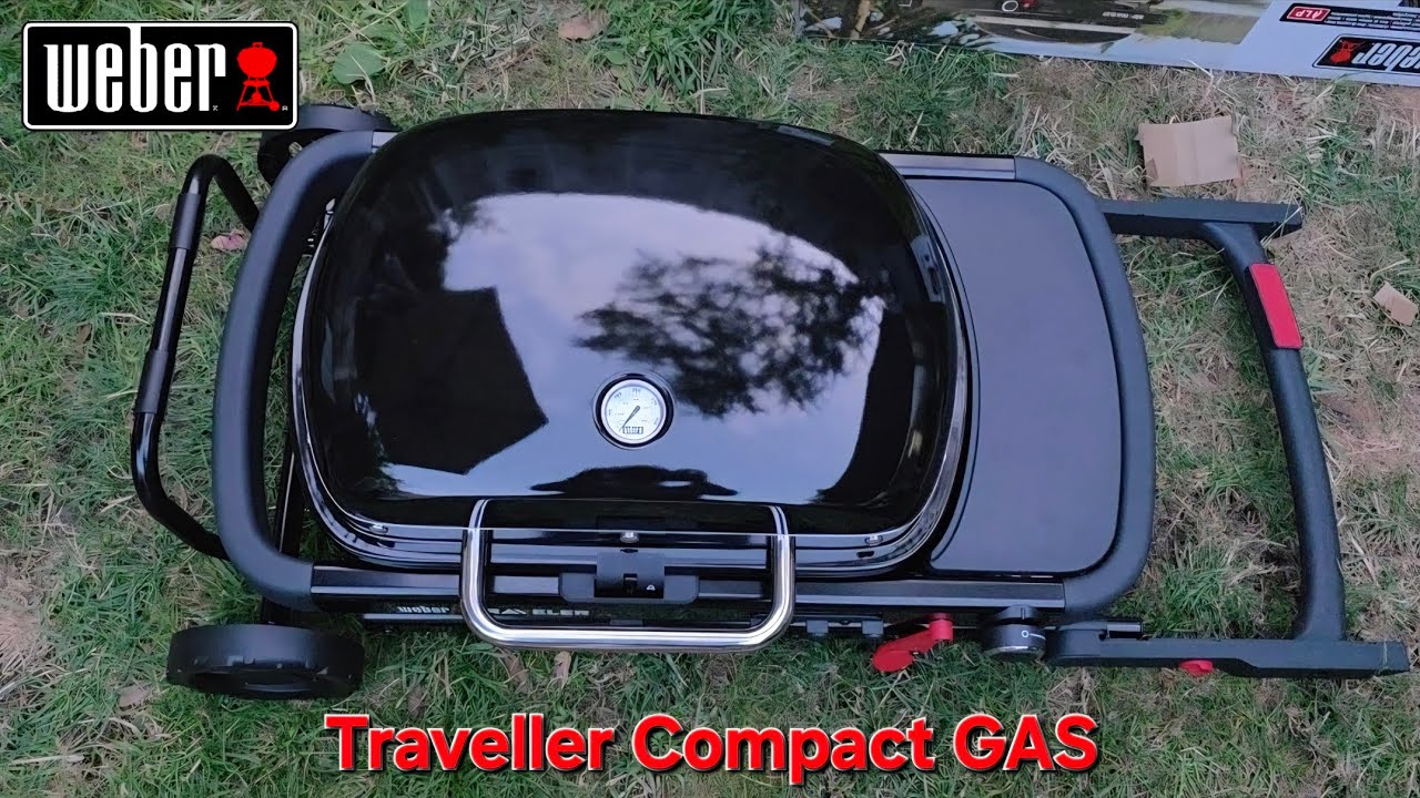 Weber Traveler Compact Gas Barbecue - Unboxing and testing