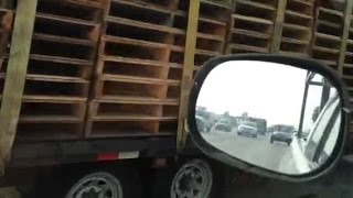 Runaway trailer cruises down Bakersfield Freeway
