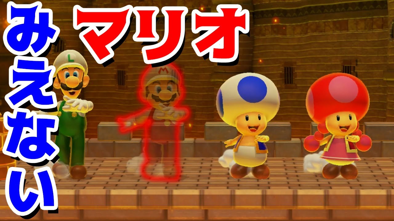 【ゲーム遊び】マリオメーカー2 みえないマリオ【アナケナ&カルちゃん】Super Mario maker 2