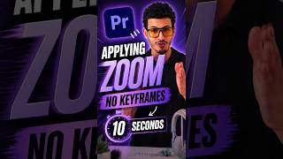 Apply Cinematic Zoom in 10 Seconds — No Keyframes Needed #contentcreator #premierepro #aftereffects