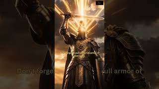 Before you face today’s battle... put on the full armor of God ⚔️ #christianshorts