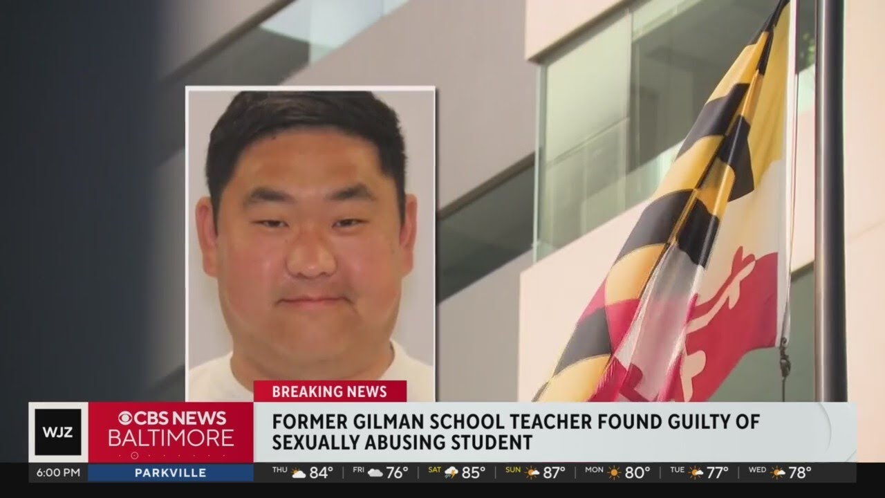 Former Gilman School teacher guilty of sexually abusing student - YouTube