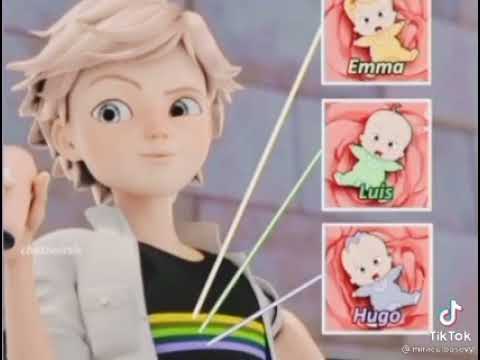 Los hijos de Marinette y Adrien!!😳
