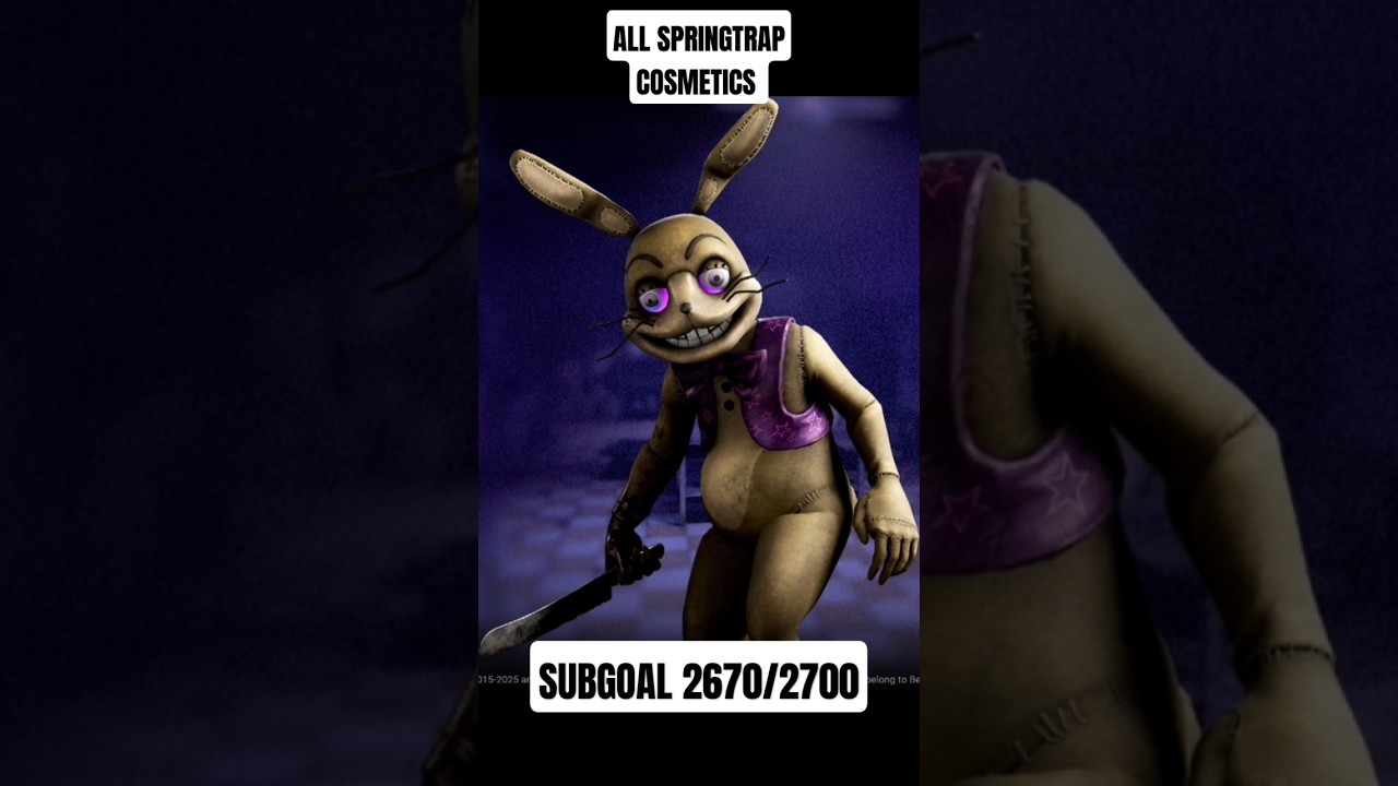 ALL SPRINGTRAP COSMETICS 
