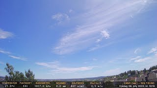 Timelapse Cam 1 - 8. juli 2022