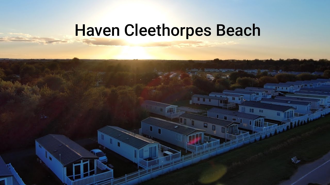 Haven Cleethorpes Beach at Sunset 