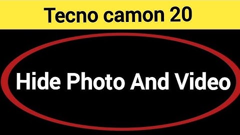 How to show and hide photo and video, Tecno camon 20 me photo hide kaise karen