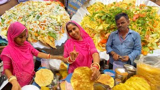 Rajasthani Aunty Selling Amazing Masala Papad Indian Street Food