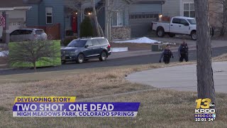 Shooting at Colorado Springs park leaves one dead, one injured
