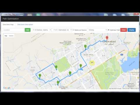 Google Map Path Optimization v1.0