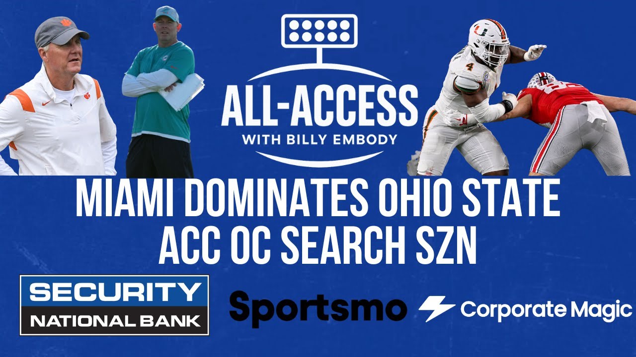All-Access AM: Miami crushes Ohio State | ACC Bowl Game Dominance | Clemson hires Chad Morris