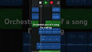 Orchestral part to a song #music