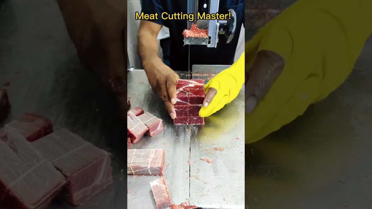 Amazing beef meat cutting master||