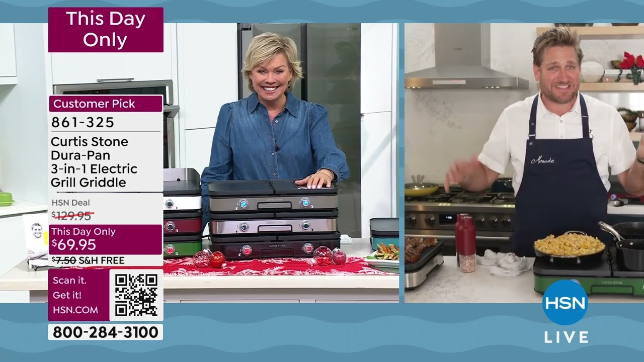 Curtis Stone DuraPan 3in1 Electric Grill Griddle