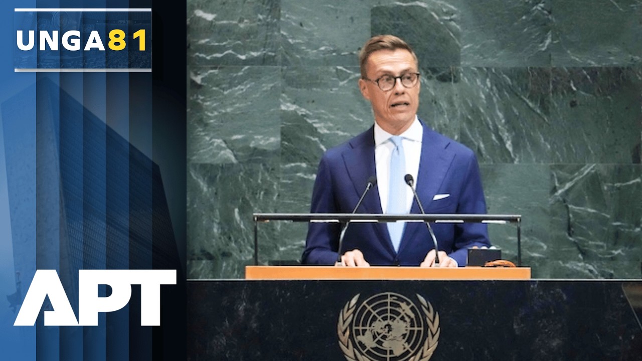 Finland's Stubb Quotes Gandhi, Warns Of Global Disorder And Offers Three Remedies At 81st UNGA | APT