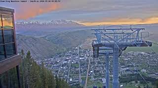 Teton Time Lapse of sunrise viewed from Snow King Resort on May 24, 2026