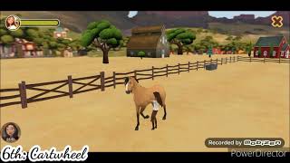 How to get all tricks and testing by Spirit Riding Free Trick Challenge screenshot 2