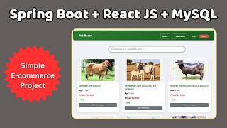 Simple E-commerce Project using Spring Boot + React JS + MySQL