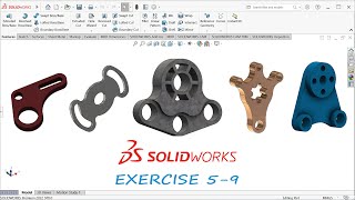 SOLIDWORKS  Exercise 5-9 | SKETCH (FOR BEGINNERS)