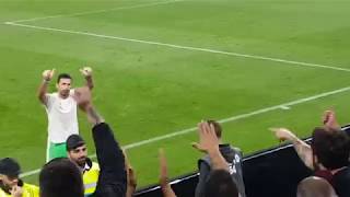 Buffon, omaggio ai tifosi della Lazio e la maglia con dedica | Juve - Lazio 1-2 14/10/2017