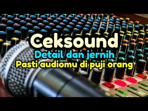 Cek Sound Horeg glerr || Instrumen - Cinta Rahasia