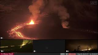May 5, 2026: Episode 46 Eruption Begins | 3 Views of Lava Fountaining