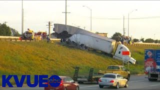 Georgetown traffic: Two 18-wheelers crash, causing hours-long closure on I-35 | KVUE