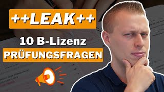 Enthüllt: 10 B-Lizenz Prüfungsfragen!