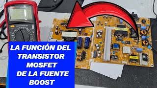 ✅️La FUNCIÓN del TRANSISTOR MOSFET de la fuente BOOST clase 6 by Multiservicios electrónica integral HANS DA SILVA 1,150 views 1 day ago 15 minutes