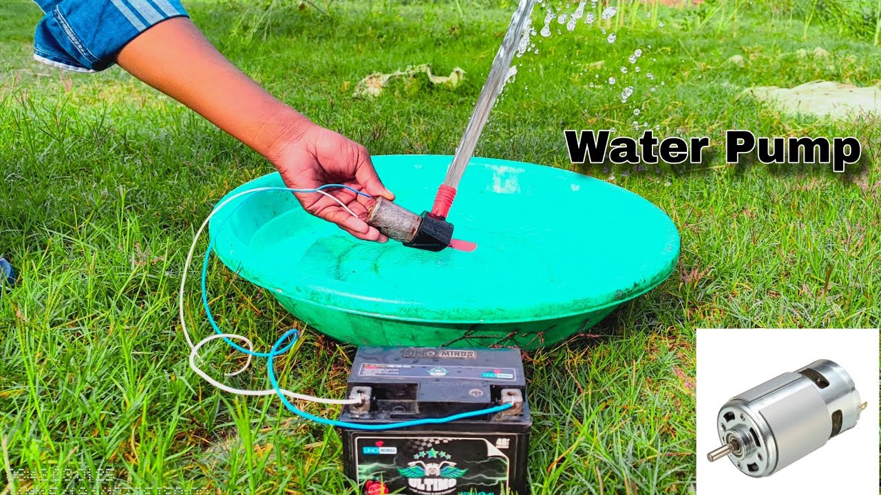 How to make a high pressure water Pump with dc motor|| water Pump कैसे बनाए dc motor से|| 