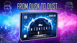 From Dusk To Dust  202526 Topps Midnight Basketball Hobby Box Review